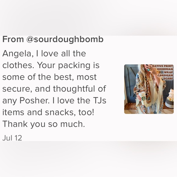 Native Print Bohemian Wrap Cardigan Scarf - Picture 8 of 8